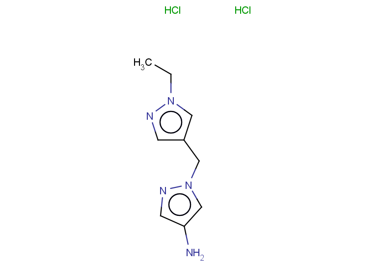 1-[(1-ethyl-1H-pyrazol-4-yl)methyl]-1H-pyrazol-4-amine dihydrochloride