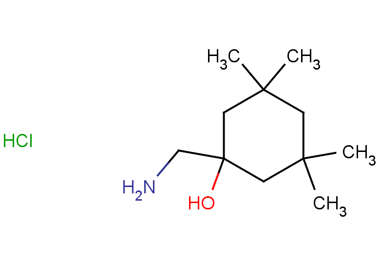 1-(aminomethyl)-3,3,5,5-tetramethylcyclohexan-1-ol hydrochloride