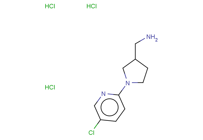 [1-(5-chloropyridin-2-yl)pyrrolidin-3-yl]methanamine trihydrochloride