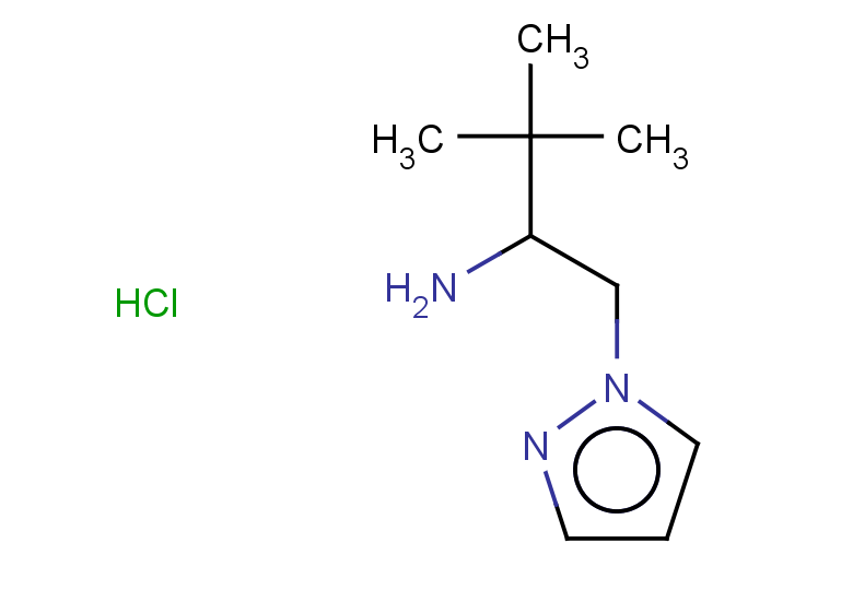 3,3-dimethyl-1-(1H-pyrazol-1-yl)butan-2-amine hydrochloride