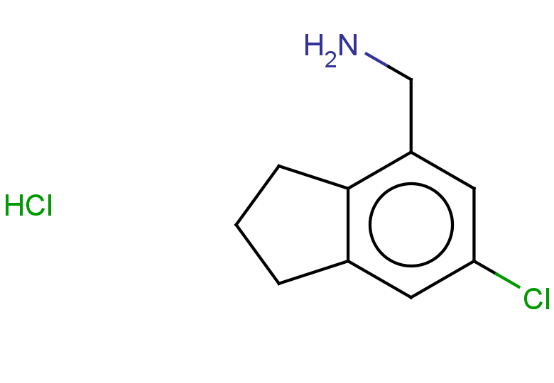 (6-chloro-2,3-dihydro-1H-inden-4-yl)methanamine hydrochloride