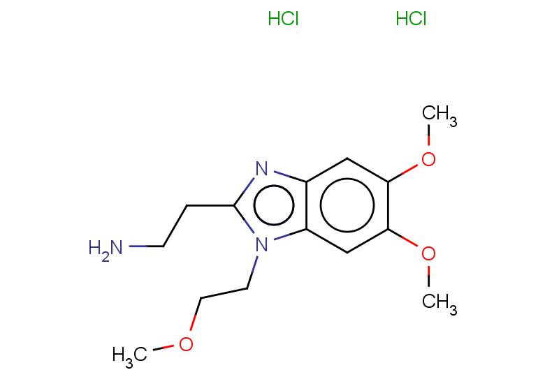 2-[5,6-dimethoxy-1-(2-methoxyethyl)-1H-1,3-benzodiazol-2-yl]ethan-1-amine dihydrochloride