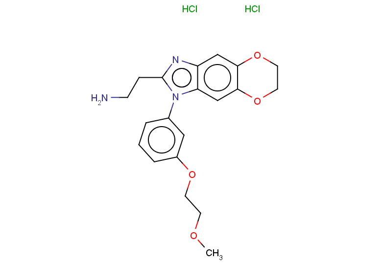 2-{6-[3-(2-methoxyethoxy)phenyl]-10,13-dioxa-4,6-diazatricyclo[7.4.0.0^{3,7}]trideca-1,3(7),4,8-tetraen-5-yl}ethan-1-amine dihydrochloride