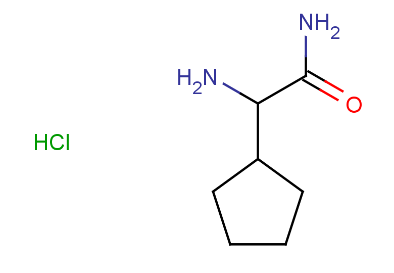 2-amino-2-cyclopentylacetamide hydrochloride