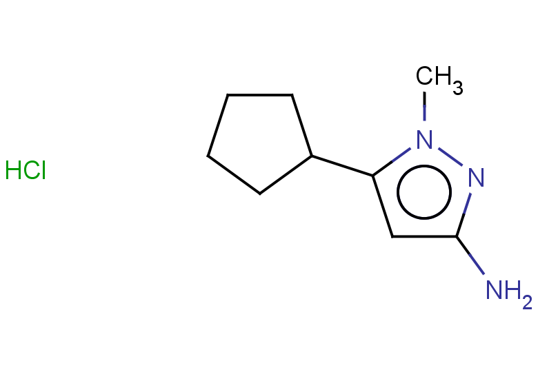 5-cyclopentyl-1-methyl-1H-pyrazol-3-amine hydrochloride