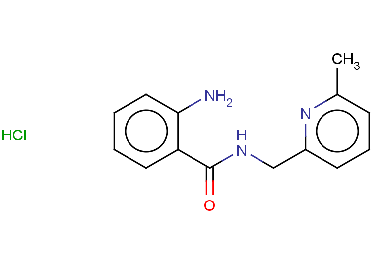 2-amino-N-[(6-methylpyridin-2-yl)methyl]benzamide hydrochloride