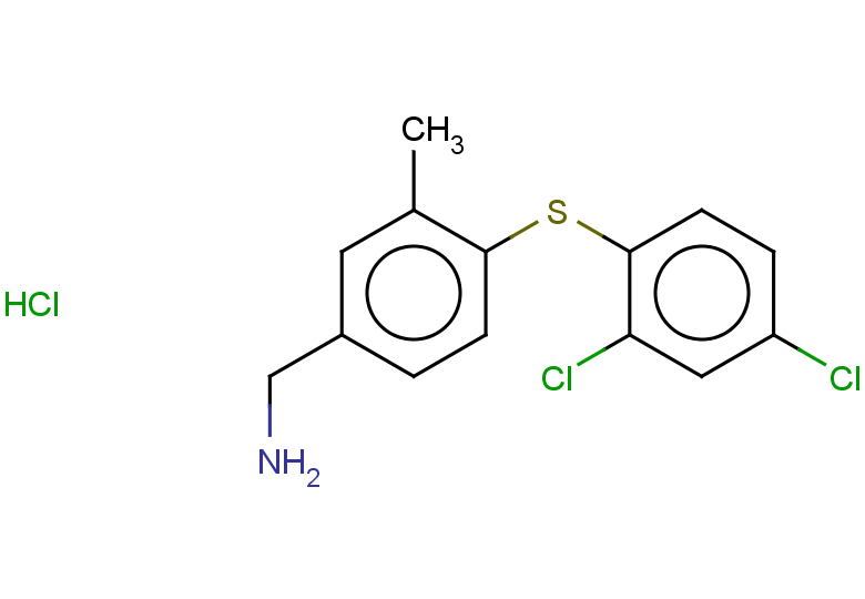 {4-[(2,4-dichlorophenyl)sulfanyl]-3-methylphenyl}methanamine hydrochloride