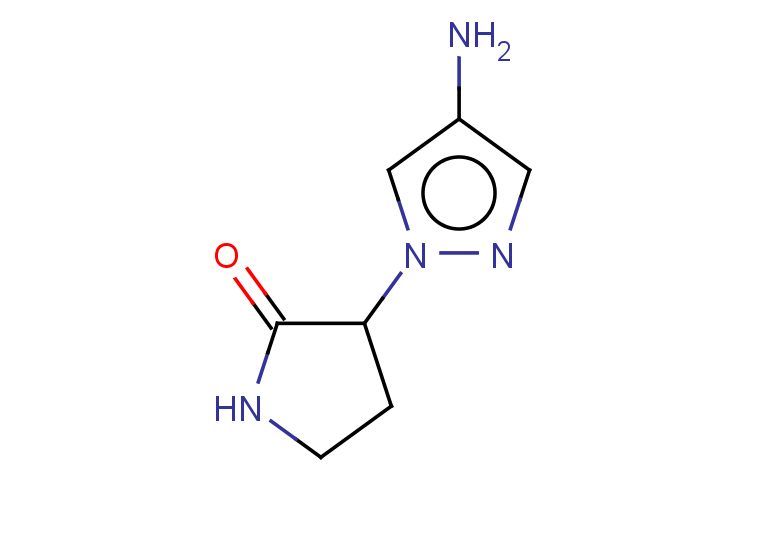 3-(4-amino-1H-pyrazol-1-yl)pyrrolidin-2-one