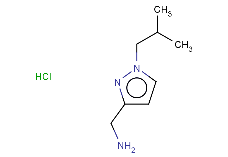 [1-(2-methylpropyl)-1H-pyrazol-3-yl]methanamine hydrochloride