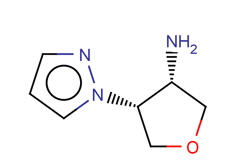rac-(3R,4S)-4-(1H-pyrazol-1-yl)oxolan-3-amine, cis