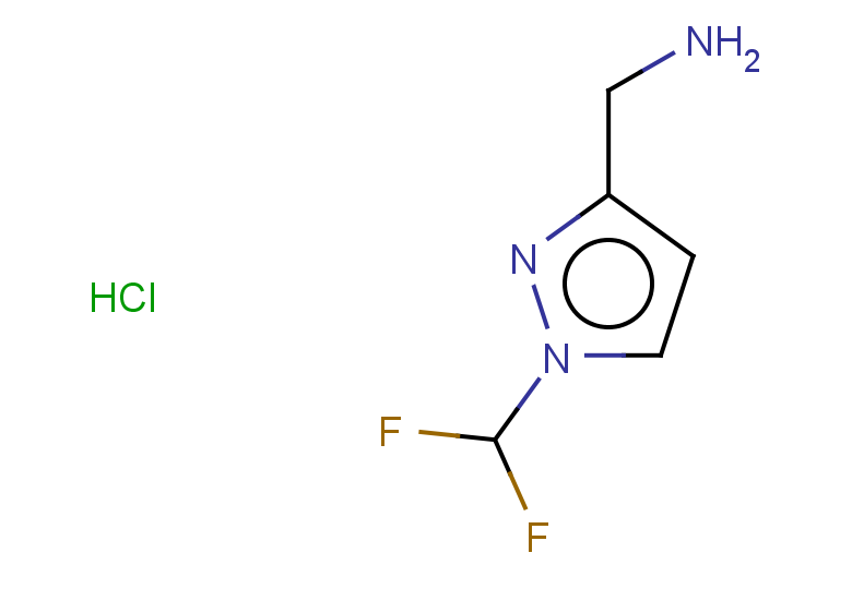 1-[1-(difluoromethyl)-1H-pyrazol-3-yl]methanamine hydrochloride