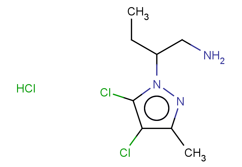 2-(4,5-dichloro-3-methyl-1H-pyrazol-1-yl)butan-1-amine hydrochloride