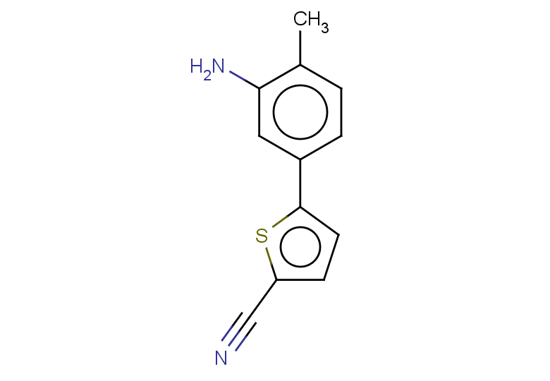 5-(3-amino-4-methylphenyl)thiophene-2-carbonitrile