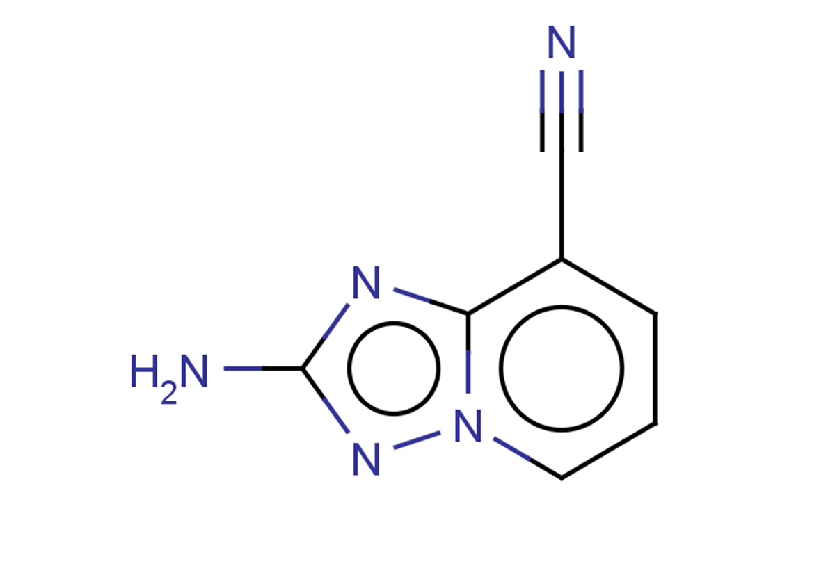 2-amino-[1,2,4]triazolo[1,5-a]pyridine-8-carbonitrile