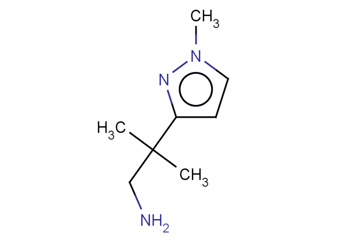 2-methyl-2-(1-methyl-1H-pyrazol-3-yl)propan-1-amine