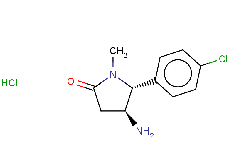 (4S,5R)-4-amino-5-(4-chlorophenyl)-1-methylpyrrolidin-2-one hydrochloride