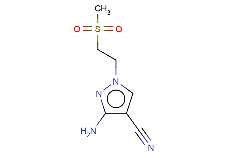 3-amino-1-(2-methanesulfonylethyl)-1H-pyrazole-4-carbonitrile