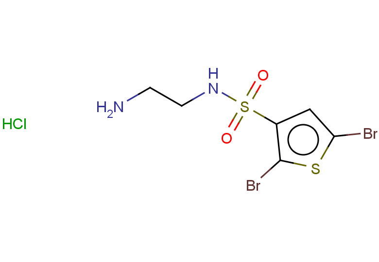 N-(2-aminoethyl)-2,5-dibromothiophene-3-sulfonamide hydrochloride