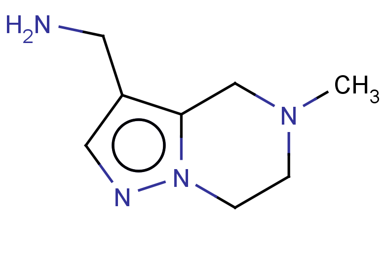 {5-methyl-4H,5H,6H,7H-pyrazolo[1,5-a]pyrazin-3-yl}methanamine