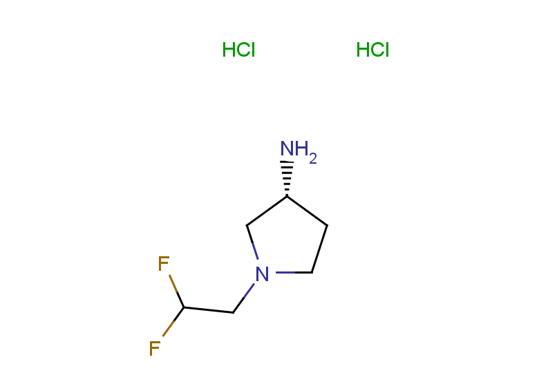 (3R)-1-(2,2-difluoroethyl)pyrrolidin-3-amine dihydrochloride