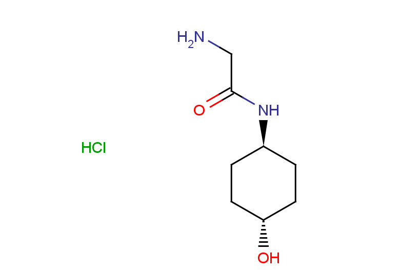 2-amino-N-(4-hydroxycyclohexyl)acetamide hydrochloride