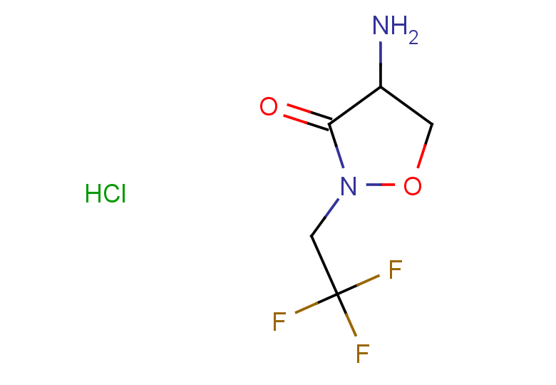 4-amino-2-(2,2,2-trifluoroethyl)-1,2-oxazolidin-3-one hydrochloride
