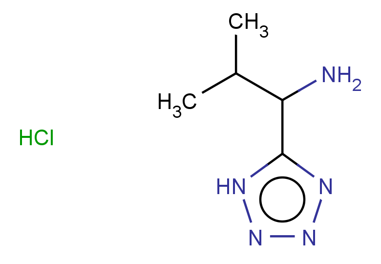 2-methyl-1-(1H-1,2,3,4-tetrazol-5-yl)propan-1-amine hydrochloride