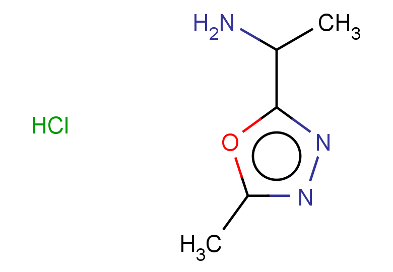 1-(5-methyl-1,3,4-oxadiazol-2-yl)ethan-1-amine hydrochloride