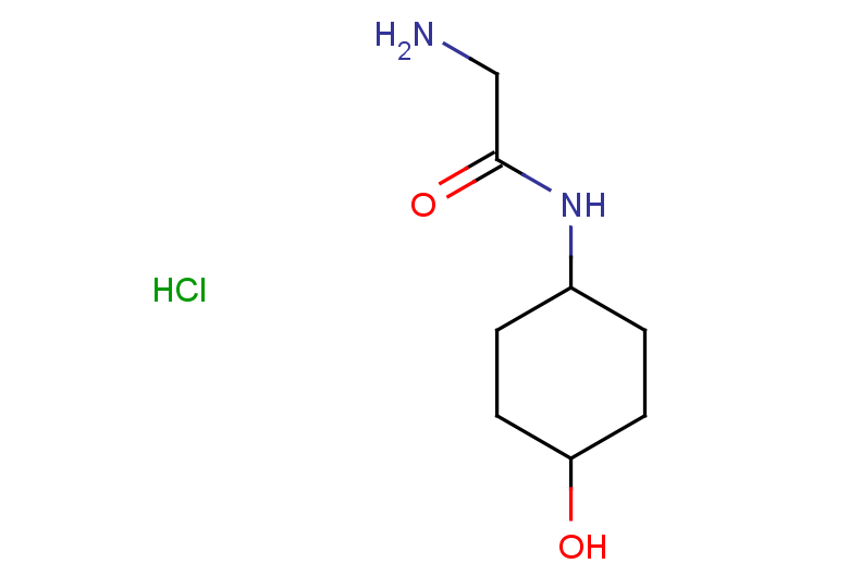 2-amino-N-(4-hydroxycyclohexyl)acetamide hydrochloride