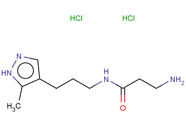 3-amino-N-[3-(5-methyl-1H-pyrazol-4-yl)propyl]propanamide dihydrochloride