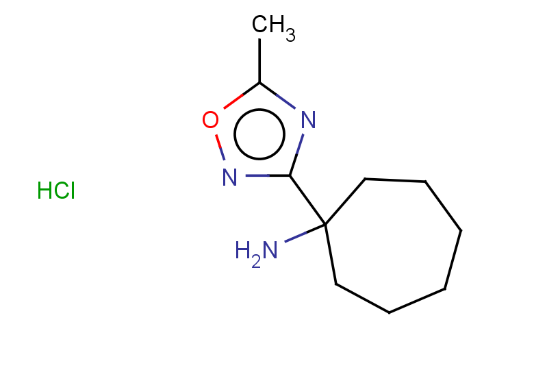 1-(5-methyl-1,2,4-oxadiazol-3-yl)cycloheptan-1-amine hydrochloride