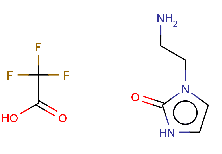 1-(2-aminoethyl)-2,3-dihydro-1H-imidazol-2-one; 2,2,2-trifluoroacetic acid