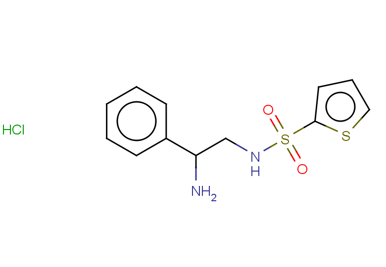 N-(2-amino-2-phenylethyl)thiophene-2-sulfonamide hydrochloride