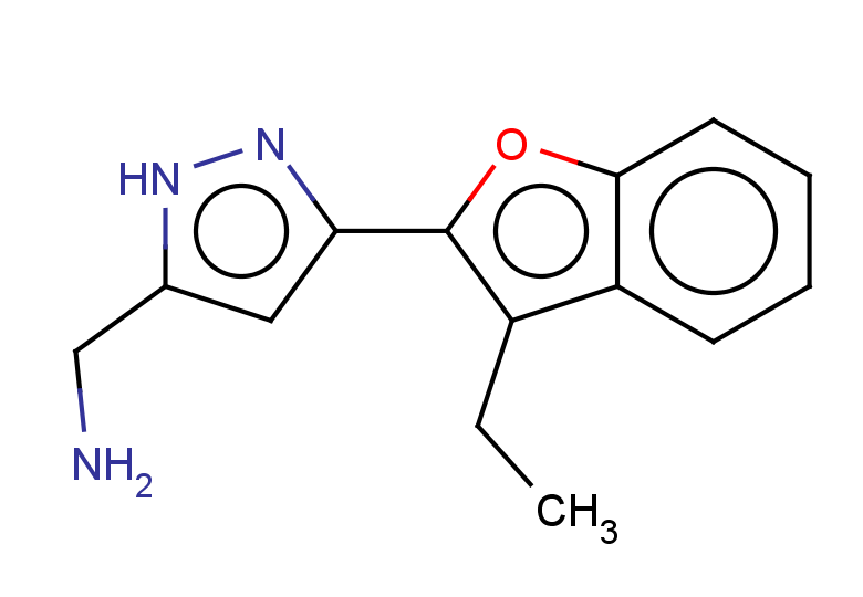 [3-(3-ethyl-1-benzofuran-2-yl)-1H-pyrazol-5-yl]methanamine