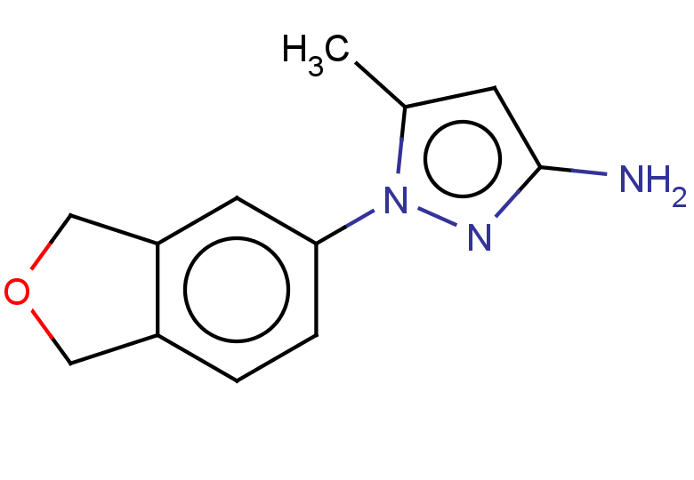1-(1,3-dihydro-2-benzofuran-5-yl)-5-methyl-1H-pyrazol-3-amine