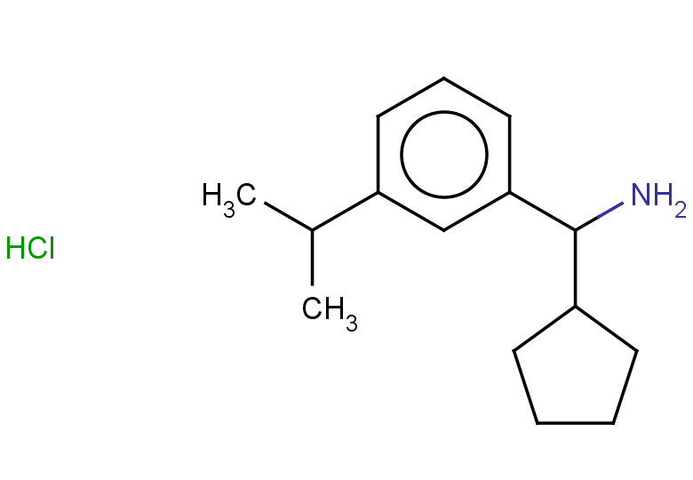 cyclopentyl[3-(propan-2-yl)phenyl]methanamine hydrochloride
