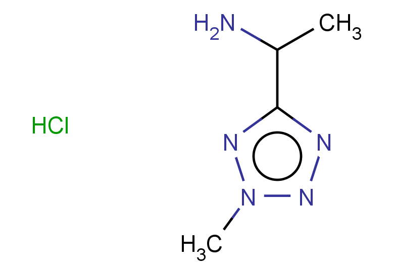 1-(2-methyl-2H-1,2,3,4-tetrazol-5-yl)ethan-1-amine hydrochloride