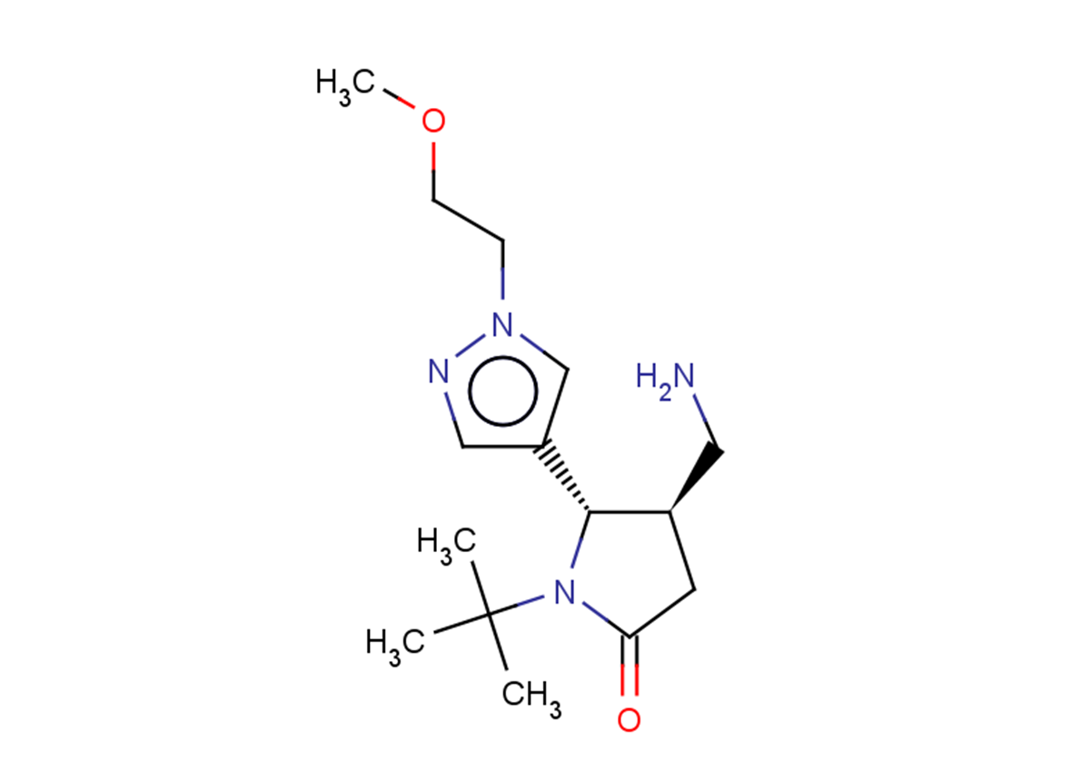 rac-(4R,5S)-4-(aminomethyl)-1-tert-butyl-5-[1-(2-methoxyethyl)-1H-pyrazol-4-yl]pyrrolidin-2-one