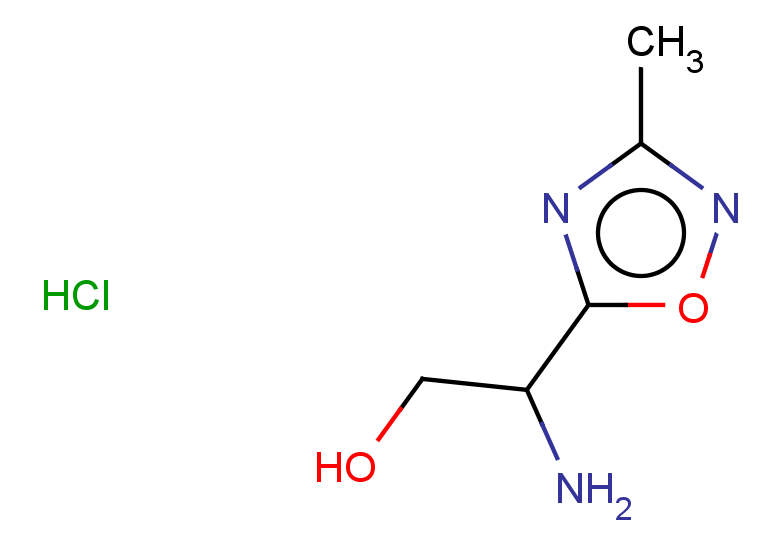 2-amino-2-(3-methyl-1,2,4-oxadiazol-5-yl)ethan-1-ol hydrochloride