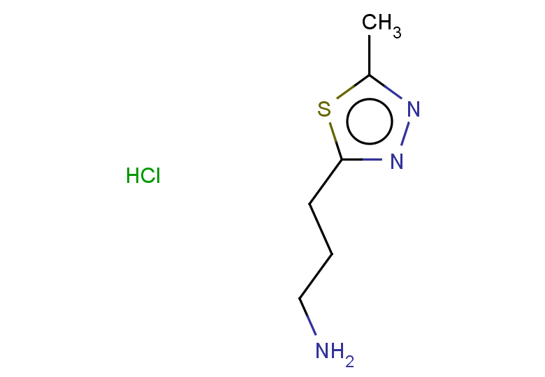 3-(5-methyl-1,3,4-thiadiazol-2-yl)propan-1-amine hydrochloride