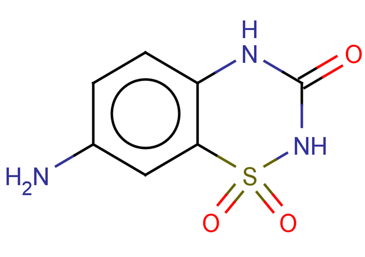 7-amino-3,4-dihydro-2H-1$l^{6},2,4-benzothiadiazine-1,1,3-trione