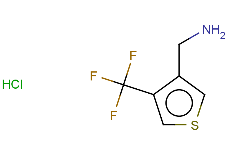 [4-(trifluoromethyl)thiophen-3-yl]methanamine hydrochloride