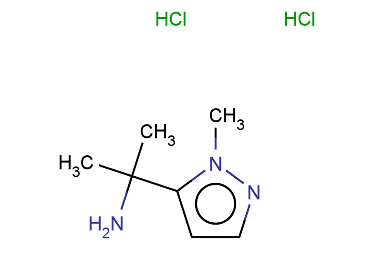 2-(1-methyl-1H-pyrazol-5-yl)propan-2-amine dihydrochloride