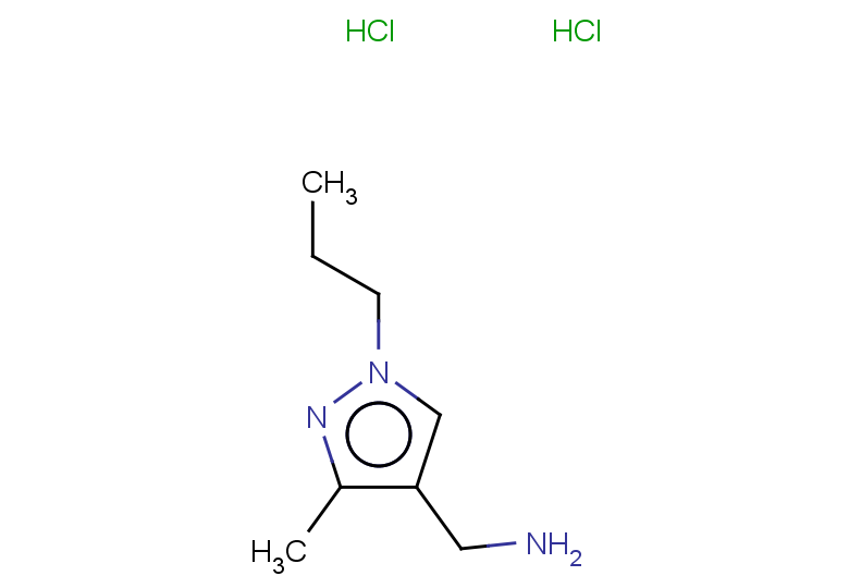 (3-methyl-1-propyl-1H-pyrazol-4-yl)methanamine dihydrochloride
