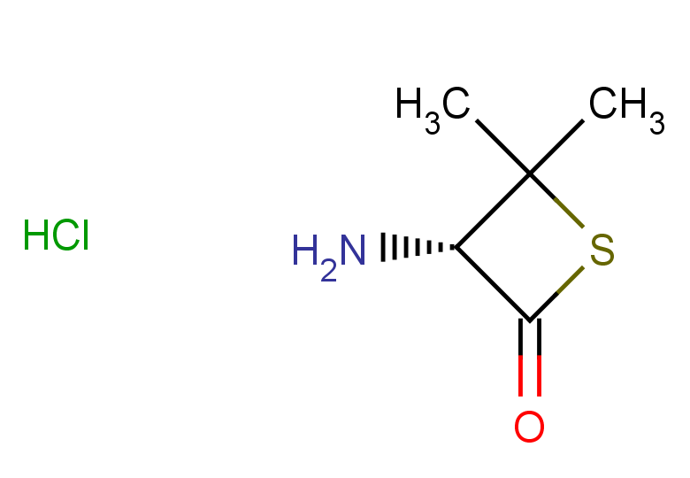 (3R)-3-amino-4,4-dimethylthietan-2-one hydrochloride