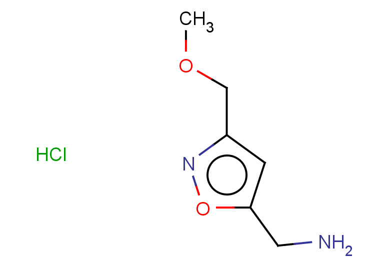 1-[3-(methoxymethyl)-1,2-oxazol-5-yl]methanamine hydrochloride