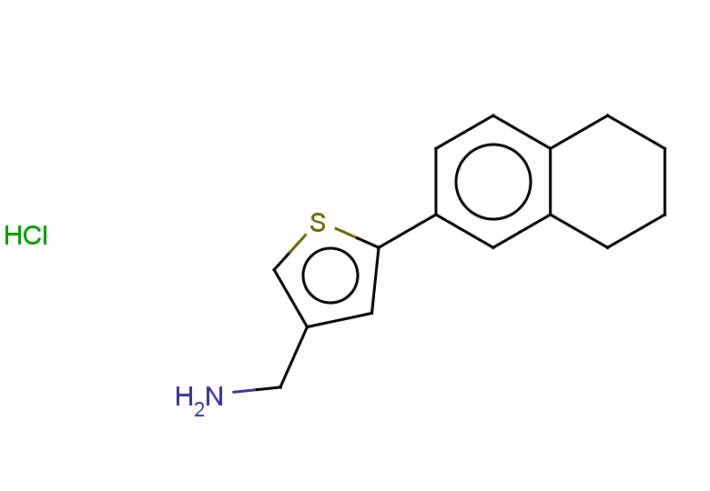 [5-(5,6,7,8-tetrahydronaphthalen-2-yl)thiophen-3-yl]methanamine hydrochloride