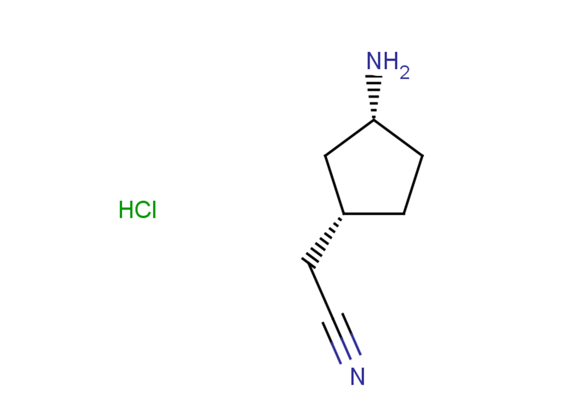 2-[(1S,3R)-3-aminocyclopentyl]acetonitrile hydrochloride