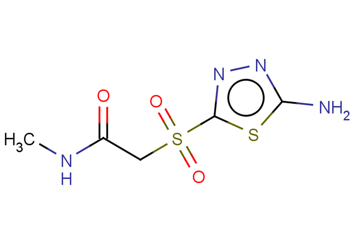 2-[(5-amino-1,3,4-thiadiazol-2-yl)sulfonyl]-N-methylacetamide