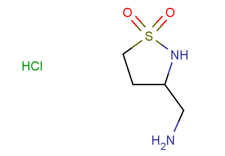 3-(aminomethyl)-1lambda6,2-thiazolidine-1,1-dione hydrochloride